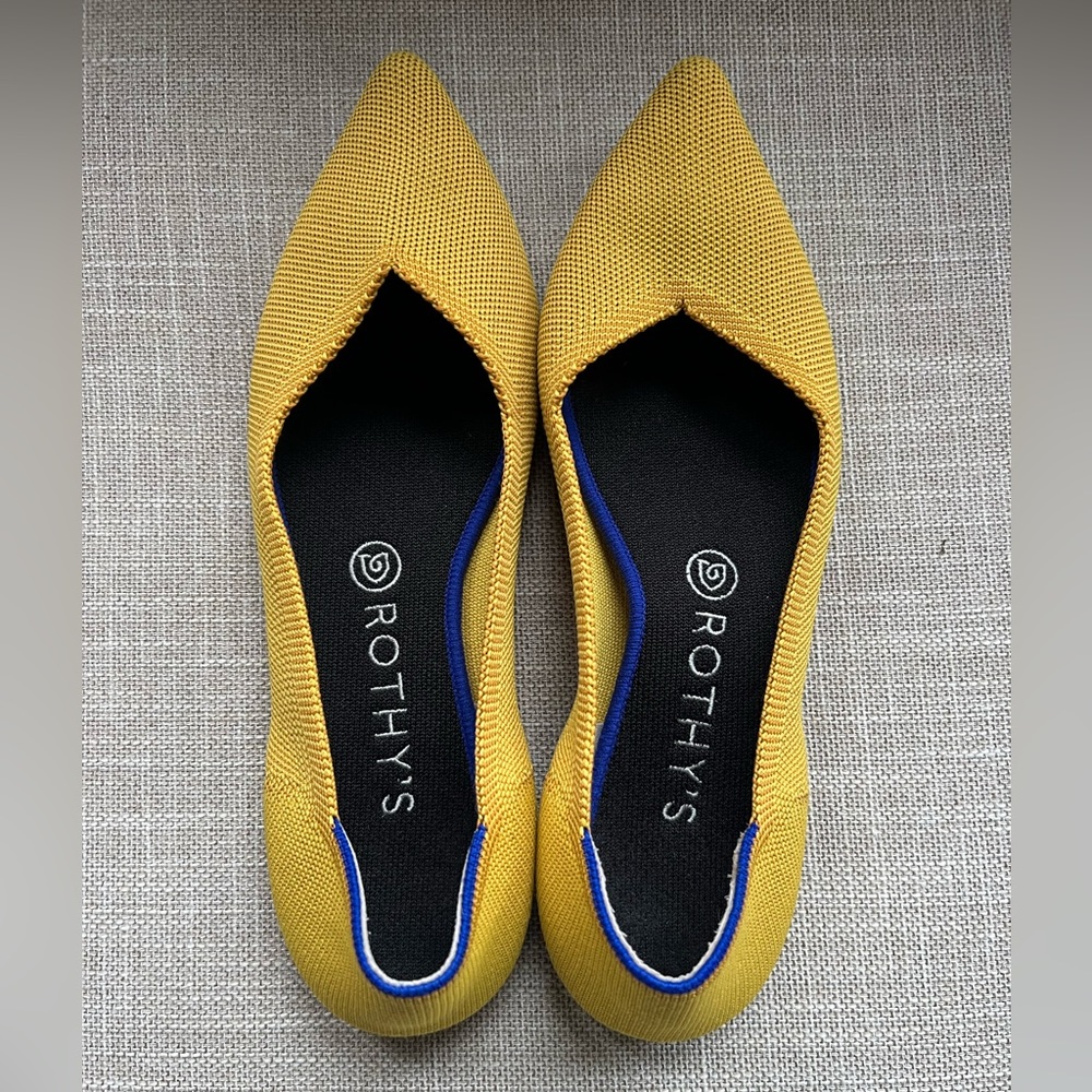GUC Rothy’s Marigold Points - Size 9.5
